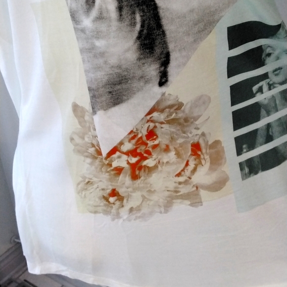 NWOT Marilyn Monroe muscle style T shirt and decorative license plate - Picture 3 of 9